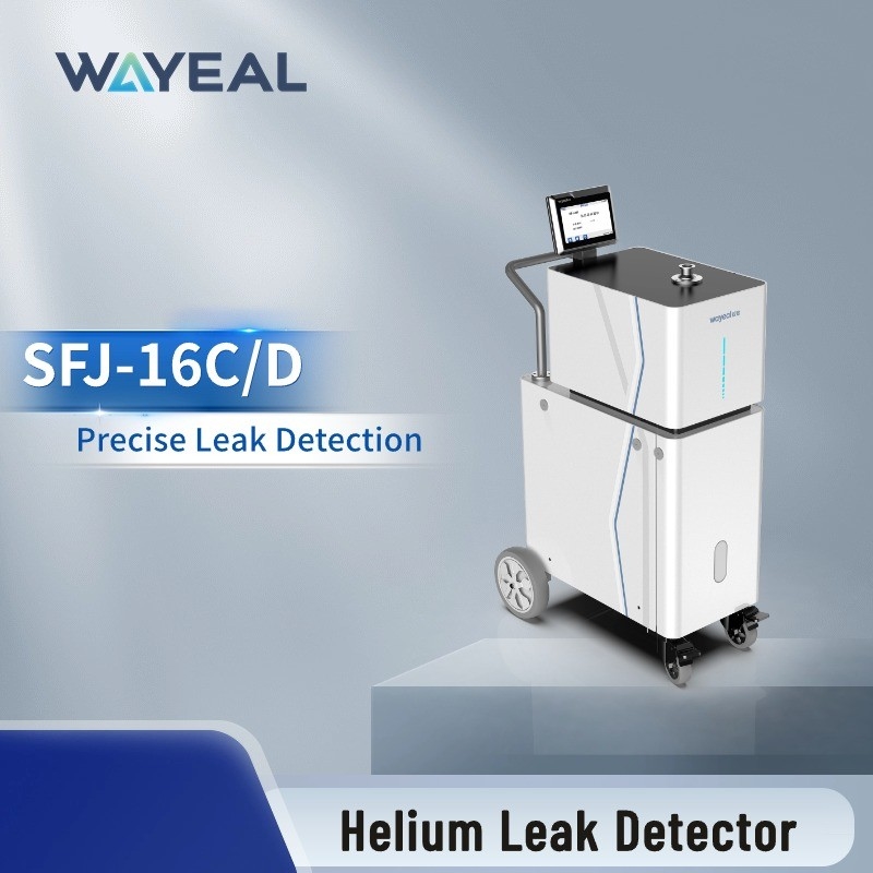 Wayeal SFJ-16C Wide Range Helium Leak Detector Machine với Sniffer và Spray Gun