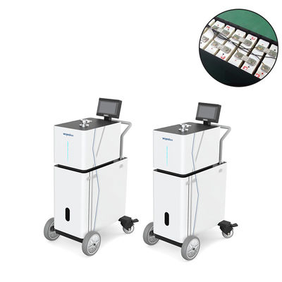 Wayeal SFJ-16D tích hợp máy dò rò rỉ helium Giá máy với xe tải