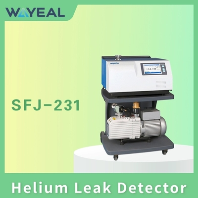 Wayeal SFJ-231 Máy phát hiện rò rỉ Helium di động Giá 5,0 × 10-13 Pa·m3/s